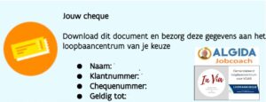 loopbaancheque VDAB aanvragen