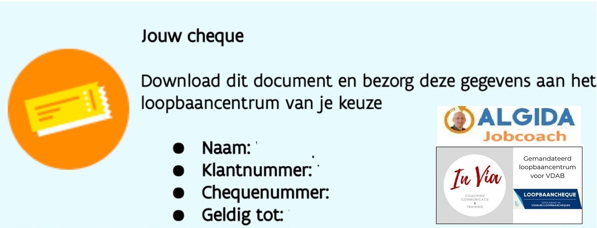 loopbaancheque VDAB aanvragen