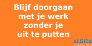 stresscoach Michel van Algida