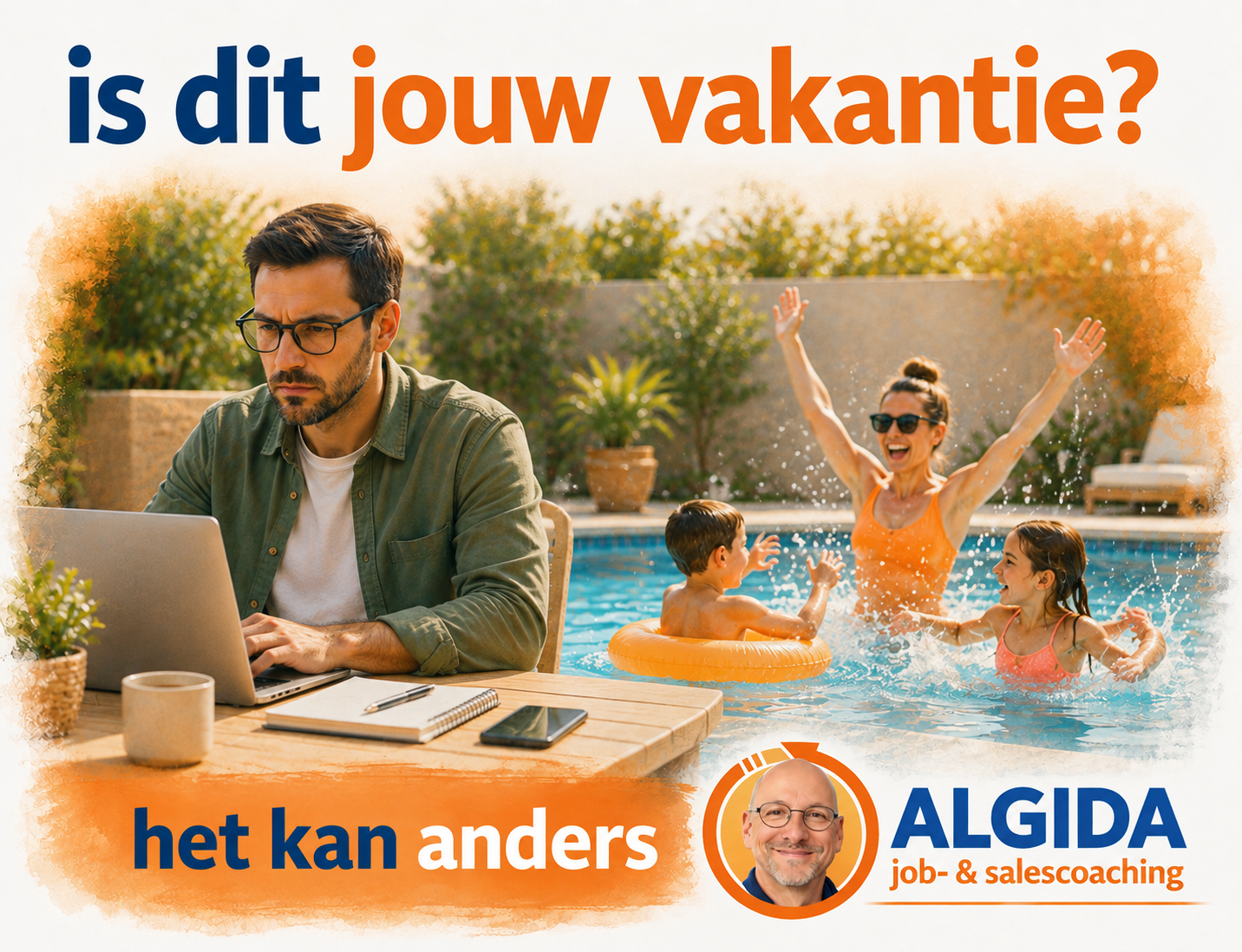 algida het kan anders vakantie man