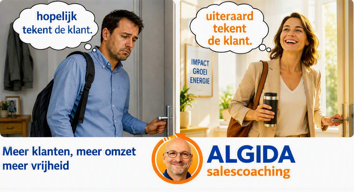 algida salescoaching uiteraard tekent de klant