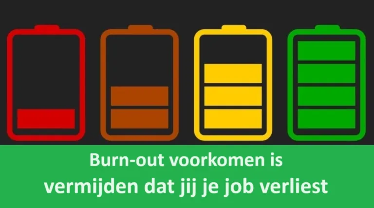 Burnout voorkomen